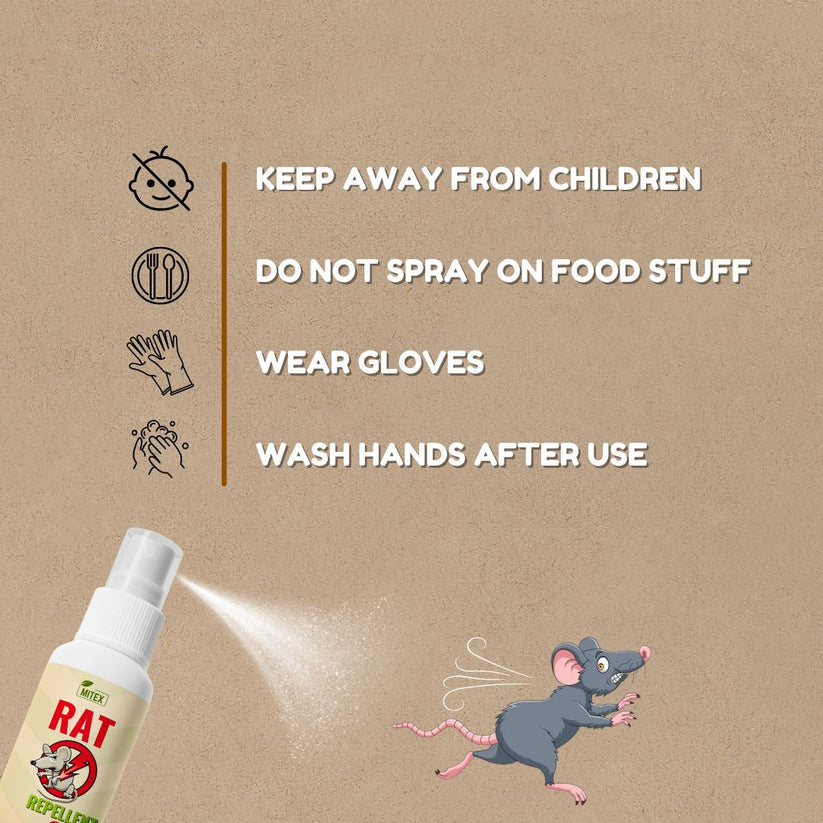 Rat Repellent Spray - Safe, Effective Rat Protection (Buy1 Get2 Free)