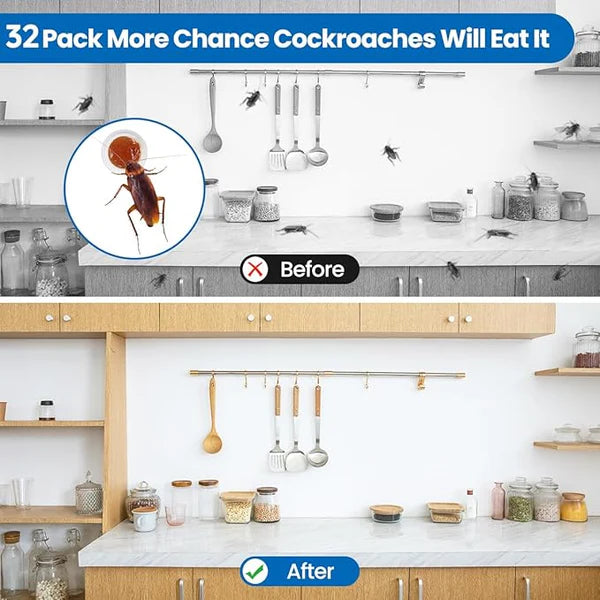 Cockroach Repellent Gel- Buy 1 Get 1 Freeš(Pack of 24 Pieces)