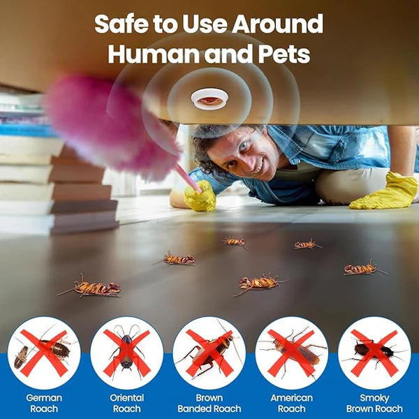 Cockroach Repellent Gel- Buy 1 Get 1 Freeš(Pack of 24 Pieces)