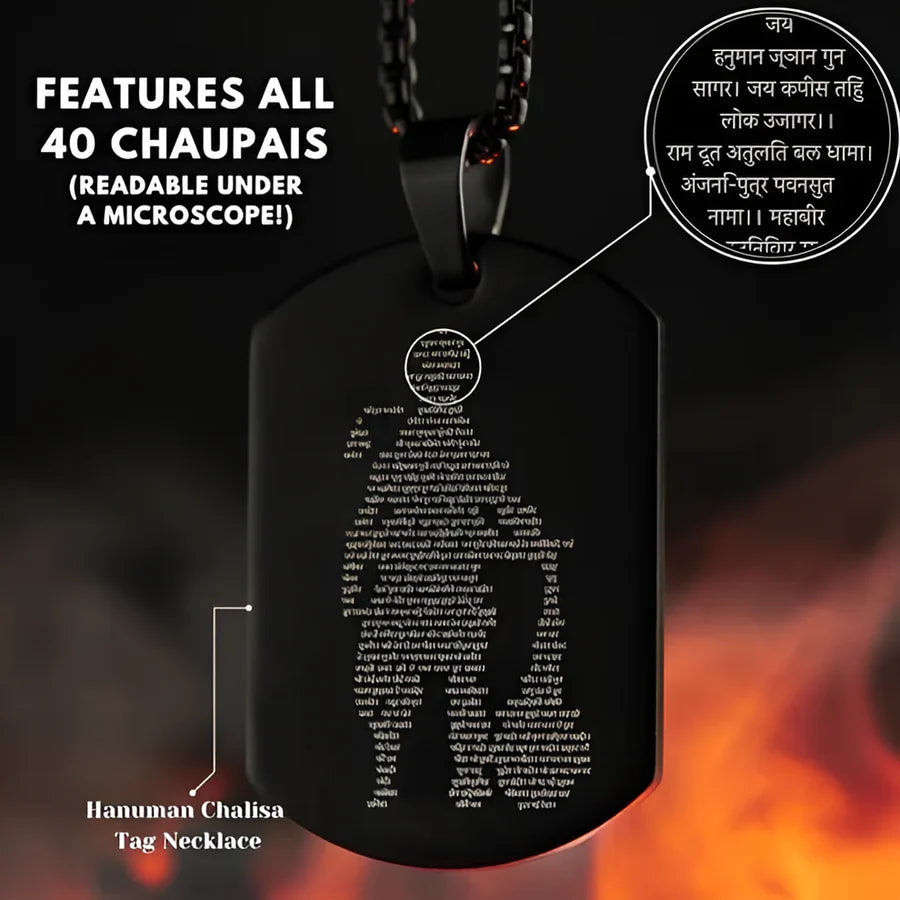 Hanuman Chalisa Pendant – Carry the Blessings of Lord Hanuman