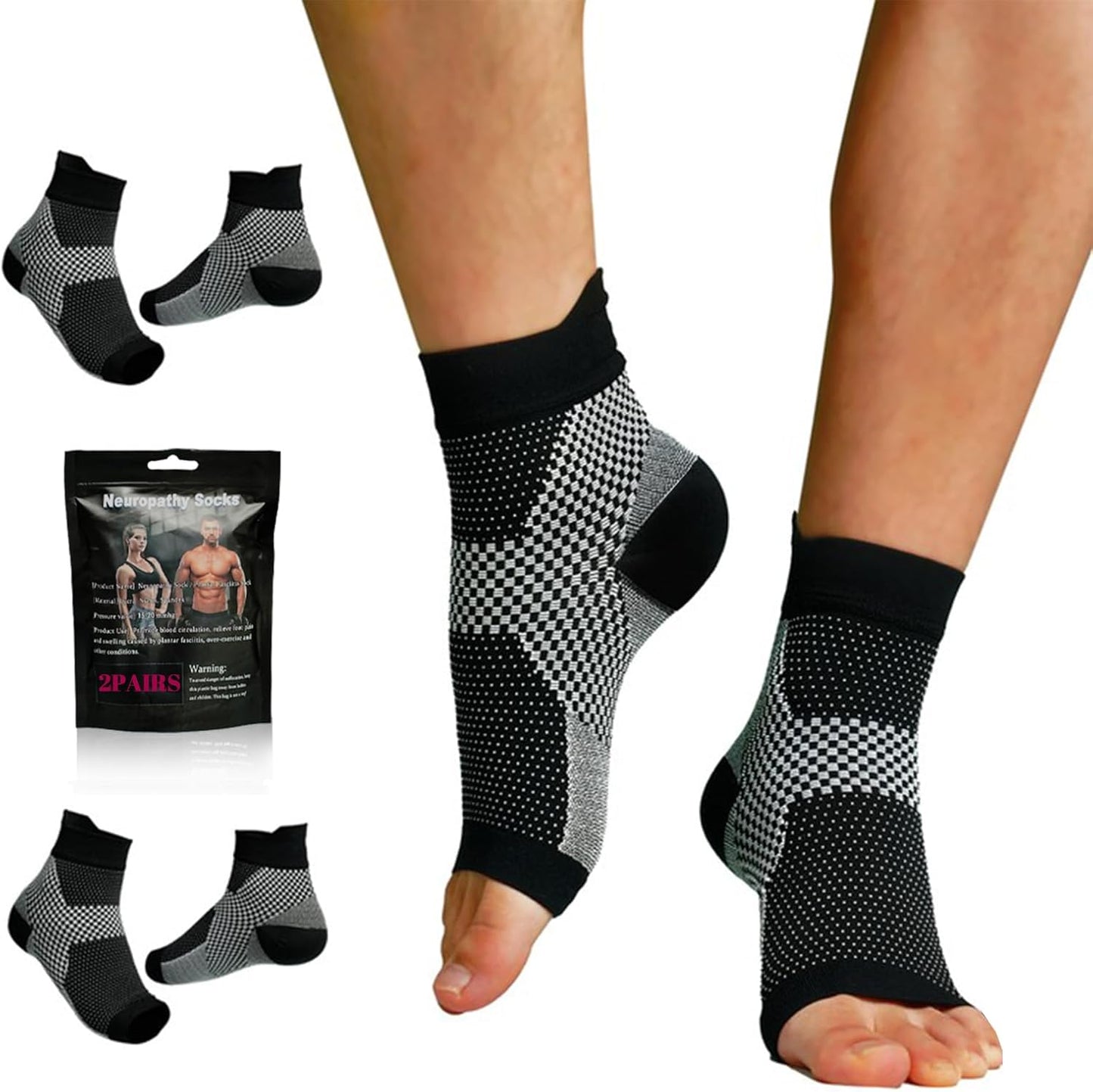 New Orthopedic Neuro Compression Socks ( Buy1 Get1 Free )