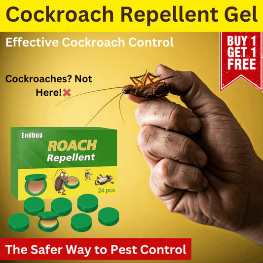 Cockroach Repellent Gel- Buy 1 Get 1 Free😍(Pack of 24 Pieces)