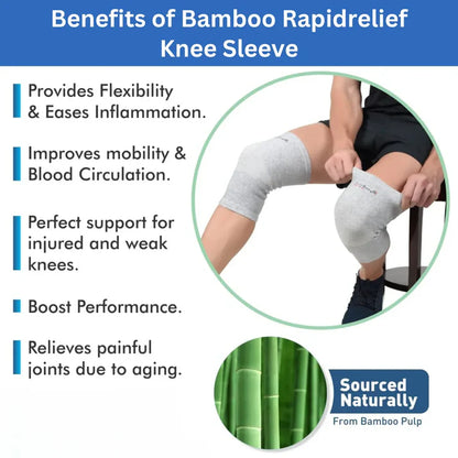 Bamboo Compression Knee Sleeve ( BUY1 GET1 FREE )