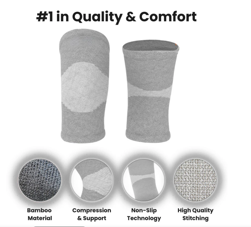 Bamboo Compression Knee Sleeve ( BUY1 GET1 FREE )