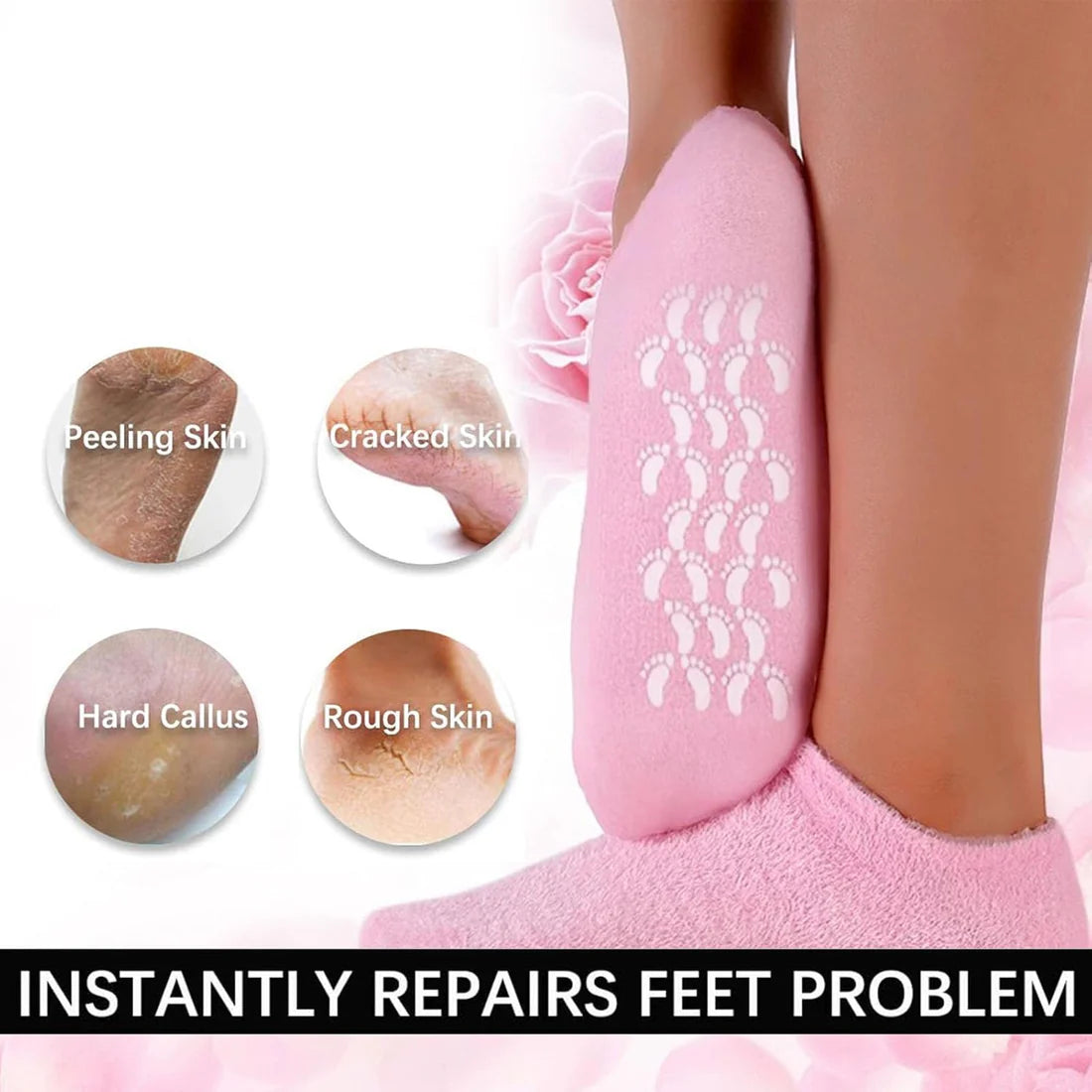 TheSocks™ - Foot Spa Pedicure Silicone Socks For Men & Women (Free Moisturizing Cream)