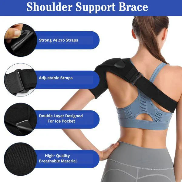 ORTHO SHOULDER SUPPORT| – PAIN RELIEF Shoulder Support Back Brace (DOCTOR'S CHOICE) INSTANT RELIEF