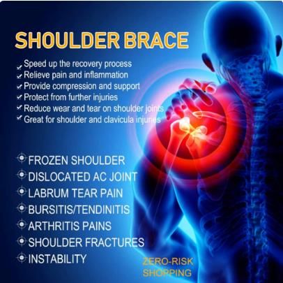 ORTHO SHOULDER SUPPORT| – PAIN RELIEF Shoulder Support Back Brace (DOCTOR'S CHOICE) INSTANT RELIEF