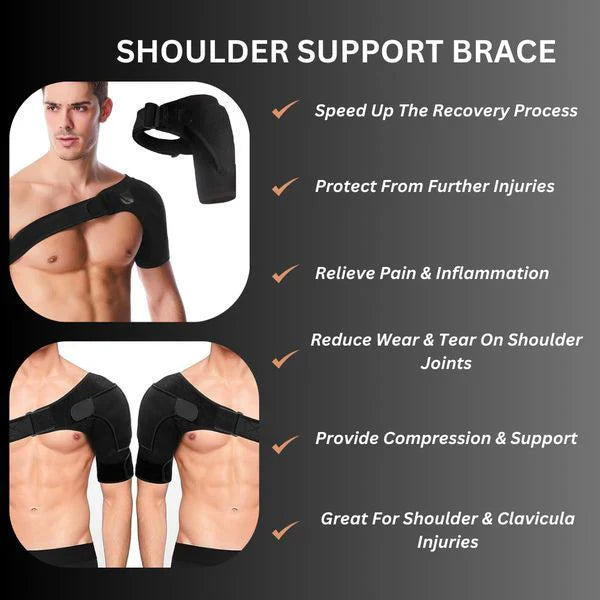 ORTHO SHOULDER SUPPORT| – PAIN RELIEF Shoulder Support Back Brace (DOCTOR'S CHOICE) INSTANT RELIEF