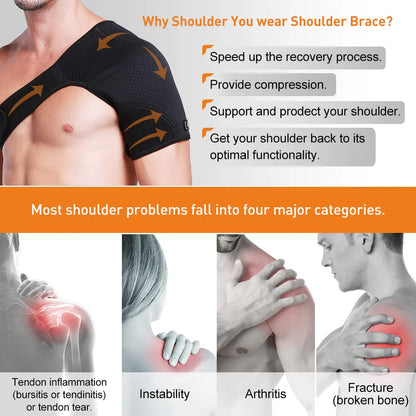 ORTHO SHOULDER SUPPORT| – PAIN RELIEF Shoulder Support Back Brace (DOCTOR'S CHOICE) INSTANT RELIEF