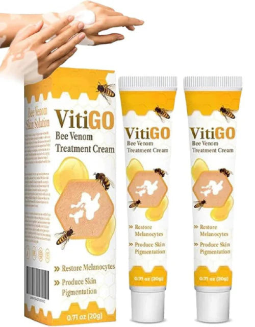 VitiGO™ Revitalizing Bee Venom Cream with Free Rose Essence– Natural Skin Restoration & Vitality 🐝✨ (Buy 1 Get 1 Free🔥)