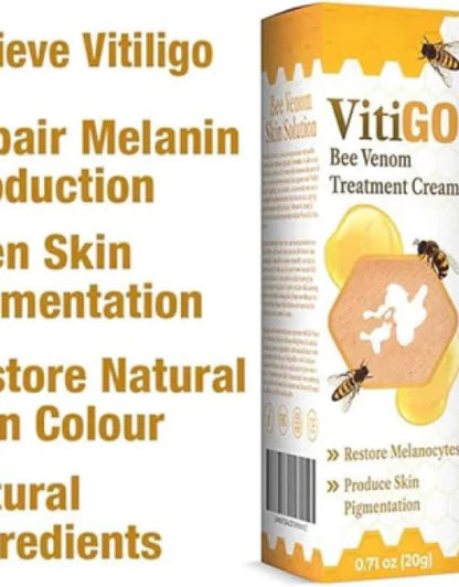 VitiGO™ Revitalizing Bee Venom Cream with Free Rose Essence– Natural Skin Restoration & Vitality 🐝✨ (Buy 1 Get 1 Free🔥)